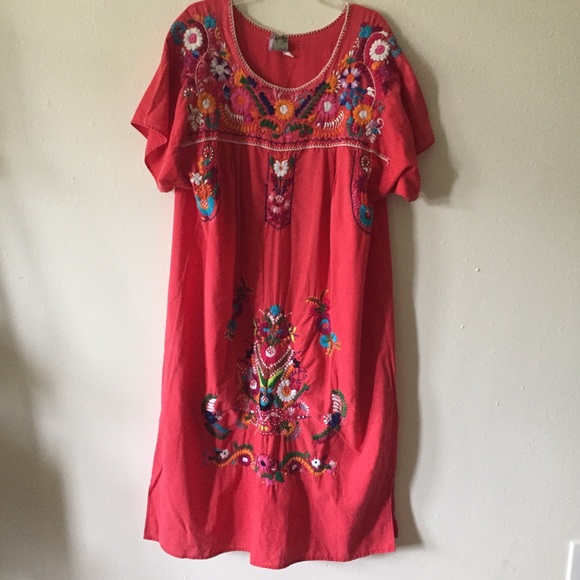 🎉Host Pick🎉 Vintage Handmade Mexican Dress - Picture 2 of 8